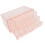 Caja de joyas de 3 capas, con 72 compartimentos, acrílica, rosa. 12