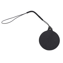 EVO Print Objektivdeckel, Leder, 4,7 cm Ø, 15 cm Seil