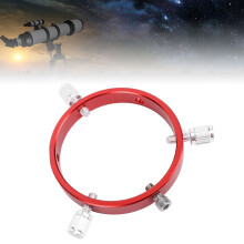 Anneau de guidage pour télescope 90 mm en alliage d'aluminium à 6 trous pour l'astrophotographie