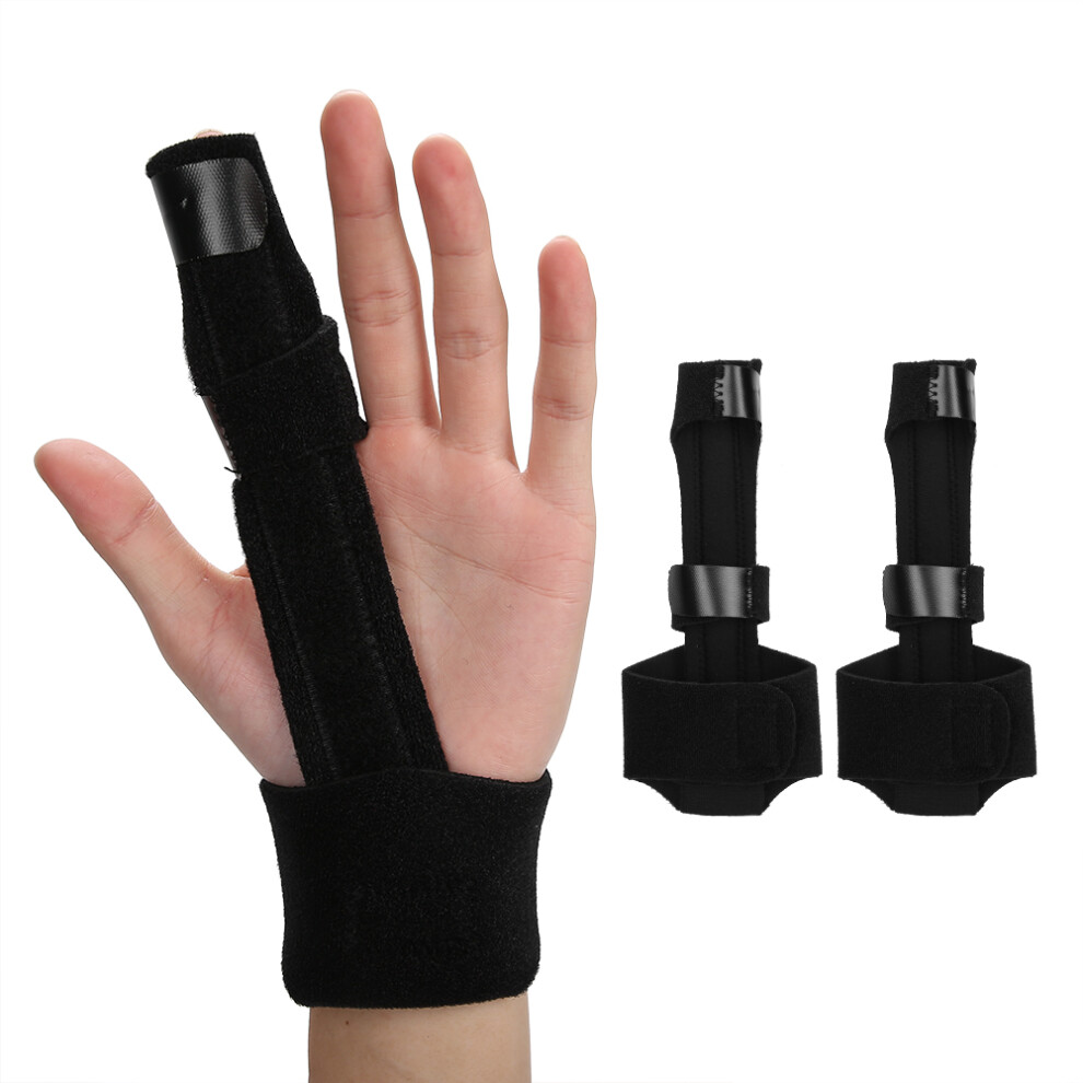 Versatile Finger Splint Support with Aluminum Brace for Injury Relief