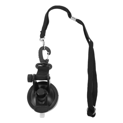 Hundebad-Gurt aus ABS/Nylon, Größe S, schwarzer Saugnapf 1