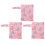 3 pezzi Borse bagnate e asciutte 15x20 cm, stampate e resistenti all'acqua 3
