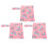3 pezzi Borse bagnate e asciutte 15x20 cm, stampate e resistenti all'acqua 1