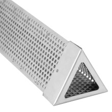 12in Stainless Steel BBQ Smoker Tube, Triangular, 304 Material