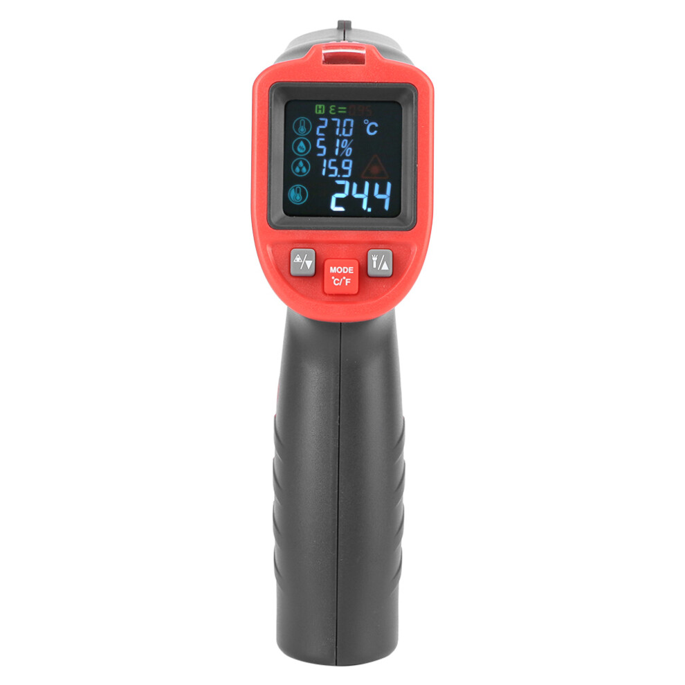 50-650 Handheld Non-Contact Infrared Thermometer with K-Type Thermocouple