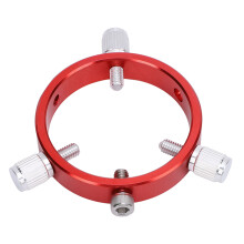 Rouge 60 mm anneau-guide tout métal, à 6 trous, 1/4 po et M6