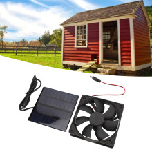 Ventilateur d'extraction solaire 9V 12W, 120x120x25mm
