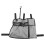 Borsa Walker Grigio Oxford Impermeabile Multi-Tasca 2