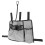 Borsa Walker Grigio Oxford Impermeabile Multi-Tasca 7