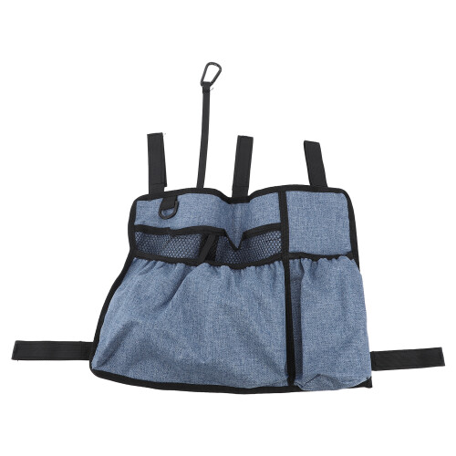 Multifunctional Blue Oxford Walker Bag with Multi-Pockets, Waterproof Storage 1
