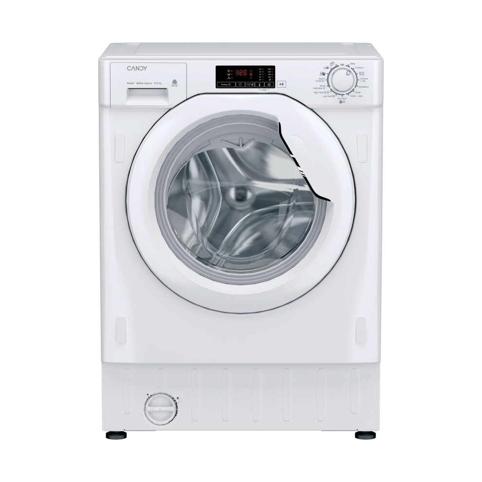 Candy Smart Cbd 485D14-80 Integrated 8Kg / 5Kg Washer Dryer With 1400 Rpm - White - E Rated [Wash&Dry], B Rated [Wash Only]