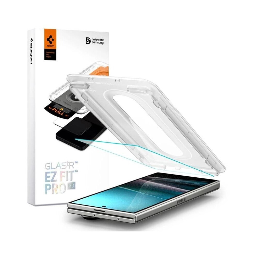 Spigen Glaster Ez Fit Hd Screen Protector For Samsung Galaxy Z Fold 7 8.0" - Agl09580