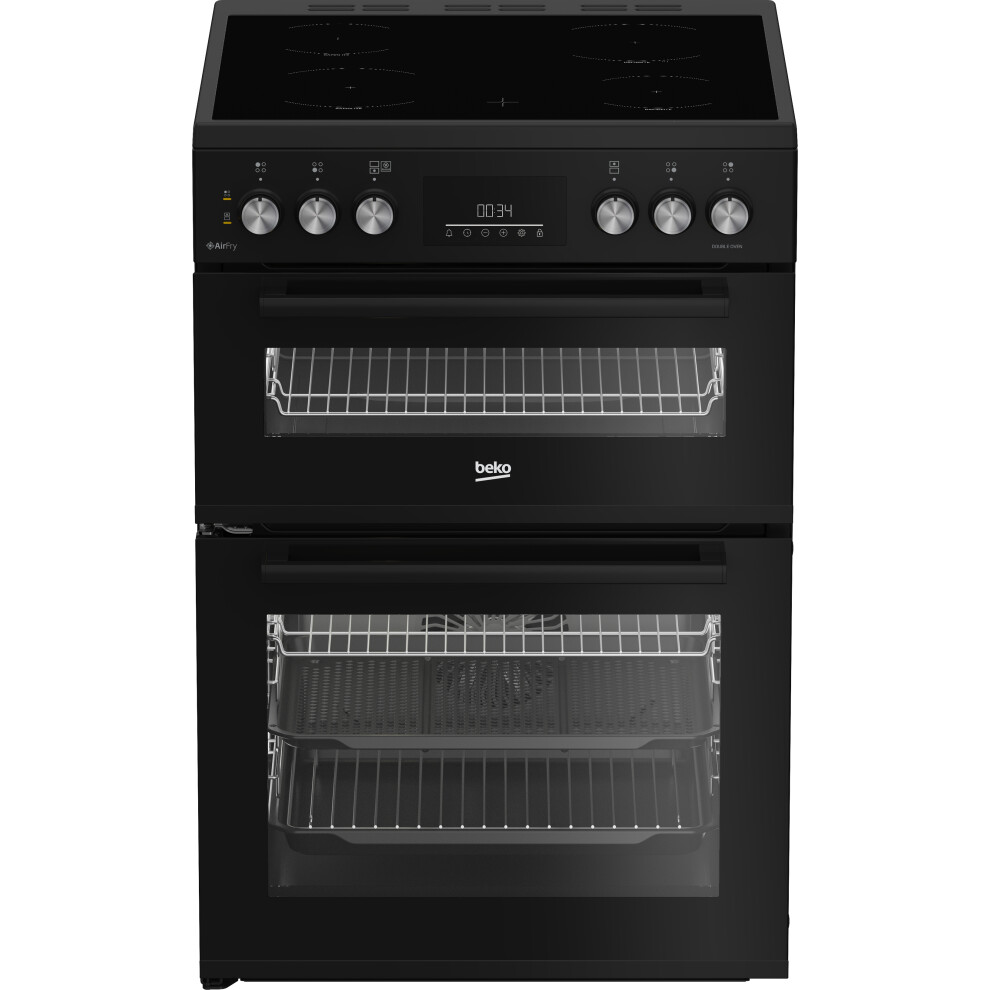 Beko AeroPerfect FDCA6732CK 60cm Single Oven Electric Cooker - Black - A/A Rated