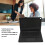 Etui clavier HD 10 Plus 10.1in Noir 280mAh 5
