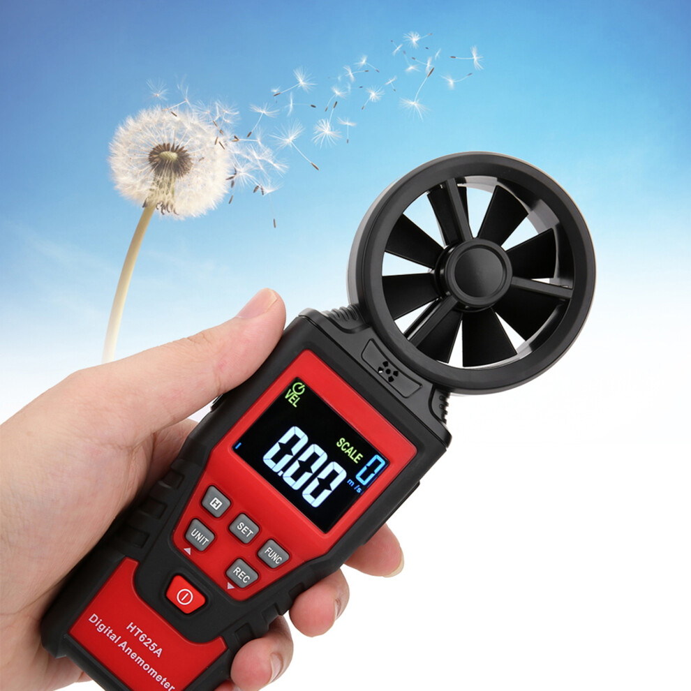 Durable Ht625b Anemometer: Lightweight Design Accurate Wind Speed 7891333788467