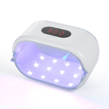36W Dual Wavelength UV Curing Lamp 2/3/5Min Timer Portable Light