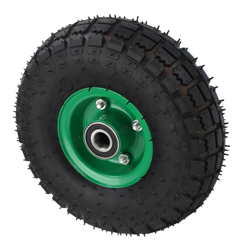 10-Inch Rubber Inflatable Wheel 250KG Load for Cart Trolley