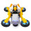 Moto transformable Stunt ABS, 3x piles AA 11