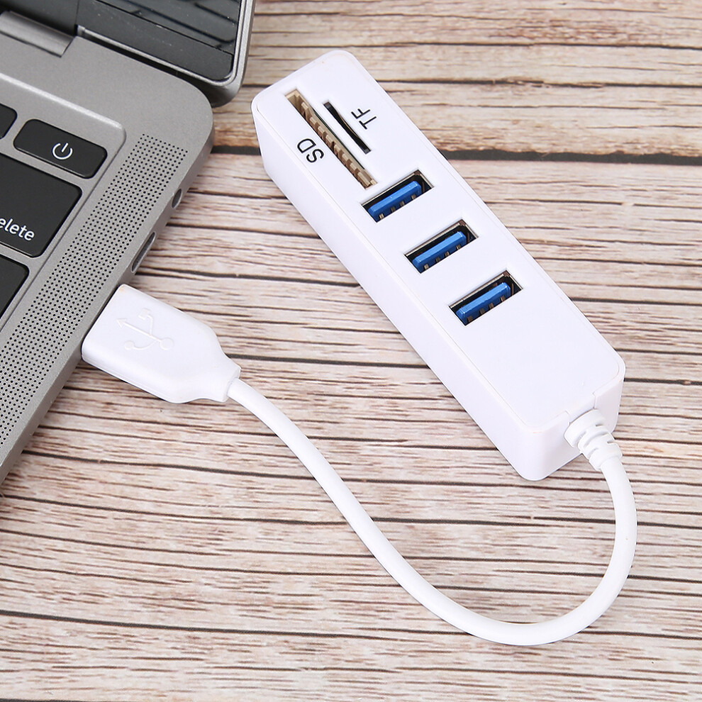 Compact High-Speed Usb 2.0 Hub With Sd Tf Card Reader - 480Mbps 3601333792654
