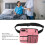 Sac banane rose pour infirmière, sac à outils à compartiments multiples 4