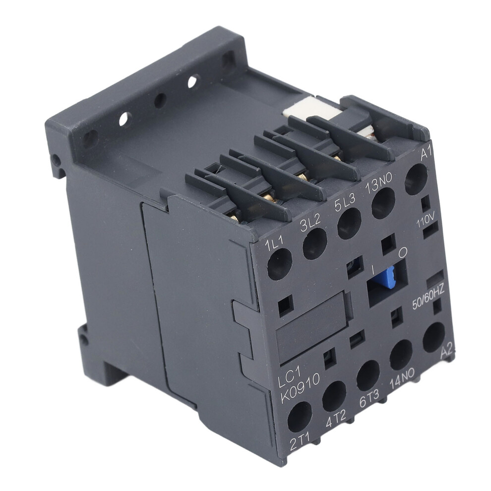 Lc1k0910 9A Ac Contactor 110V Flame Retardant Housing, 1 No Auxiliary 7641333793493