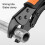 7in Curved Jaw Locking Pliers Adjustable Carbon Steel Clamp Tool 5