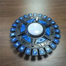 (Blue) Halloween Eve Gift Christmas Gift Spanish Crazy Letter Board Game Brainstorming Interactive Tabletop Game