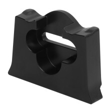Tailgate Limiter Aluminium Rostbeständiger Hecklappenriegel Stoßstangenstop Zubehör für Wrangler JK JKU 2007 bis 2018 Schwarz