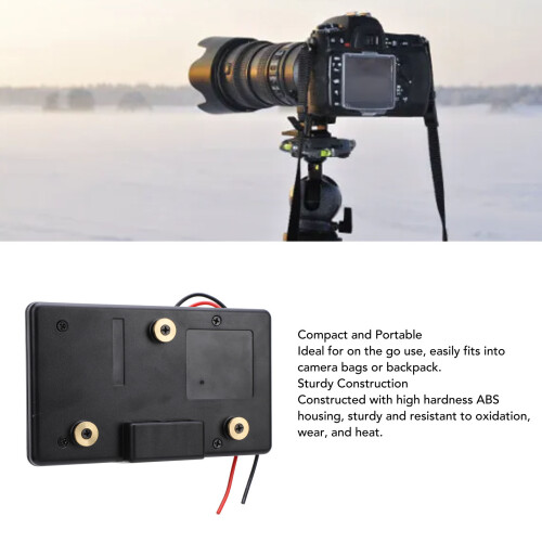 Compact Gold Mount Battery Plate Adapter for Anton/Bauer, 144x84.4x10mm 2