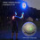 Disque volant LED RVB 400 mAh 27,5 cm 8 modes de couleur 9