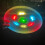 Disque volant LED RVB 400 mAh 27,5 cm 8 modes de couleur 8