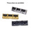 Nut a rulli per chitarra a 6 corde, 43 mm, 3 selle, Nero/Oro. 3