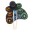 Electronic 9-Pad Drum Kit with Headphone Jack, Built-in Speakers 11