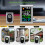 Orologio meteo in ABS da parete con display 3xAAA 2xAAA 366,00 g 7