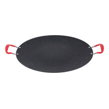 Poêle-grill coréenne en fer rond antiadhésive portable M
