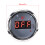 2in Fuel Level Gauge LED Digital Display, IP67, 0-100%, White 4