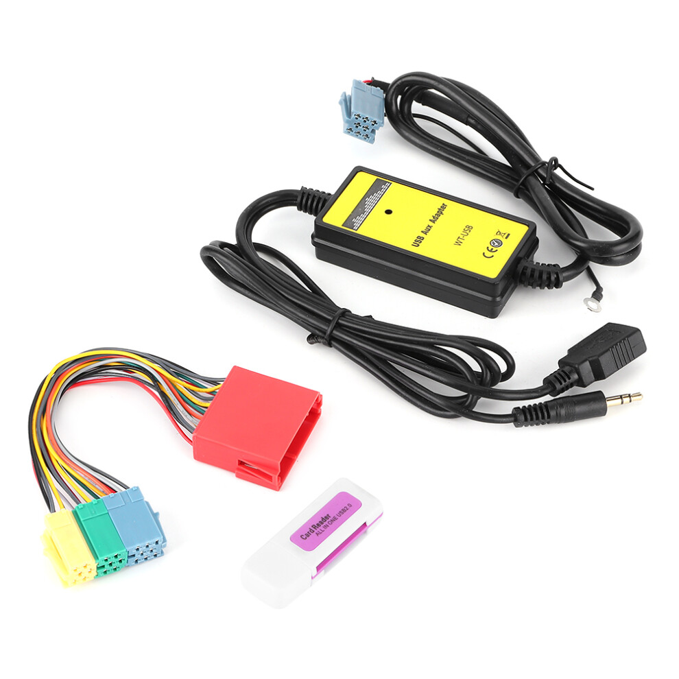 Seat Fit 8Pin Cd Changer Adapter Mp3 Wma Usb Aux 20Hzâ20Khz Audio Device 7611333800460