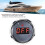2in Fuel Level Gauge LED Digital Display, IP67, 0-100%, White 12