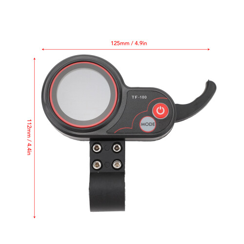 TF 100 Electric Scooter LCD 48V with 6-Pin Thumb Throttle Display 1