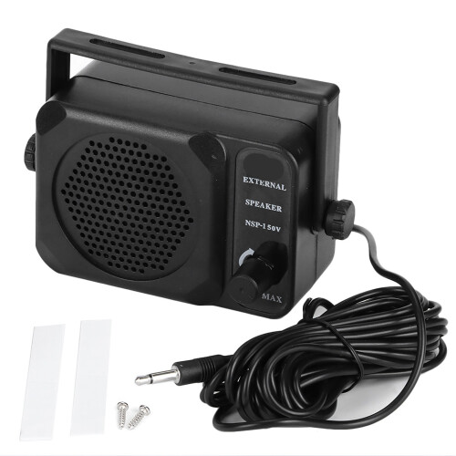 NSP‑150V Mini Speaker for 2‑Way Radios with Adjustable 4m Cable 1