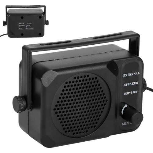 NSP‑150V Mini Speaker for 2‑Way Radios with Adjustable 4m Cable