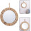 Rattan Wall Mirror 15-Inch Round Hanging Decorative Circle Mirror 2