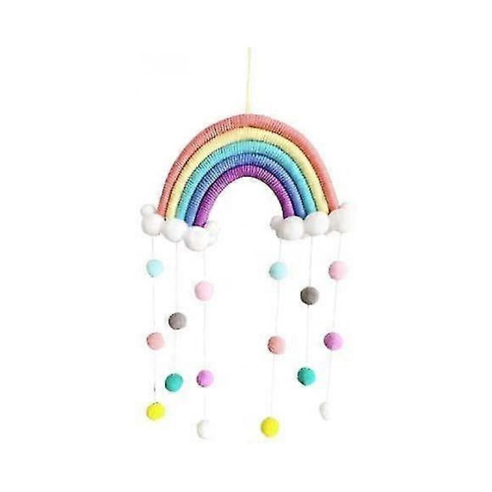 The Clothes Hanger In The Rainbow Children's Room. Children's Decoration