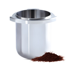 Coppa dosatrice da 54mm, 160ml, 69x69mm, acciaio inossidabile 304, Argento