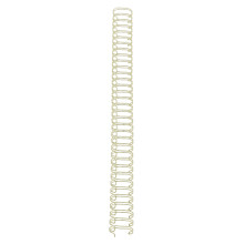 Espiral de doble lazo 9/16 pulg. 120 hojas dorado claro
