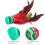 5PCS 20CM Feather Colorful Shuttlecock for Fun Foot Kick Games 7