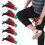 5PCS 20CM Feather Colorful Shuttlecock for Fun Foot Kick Games 16