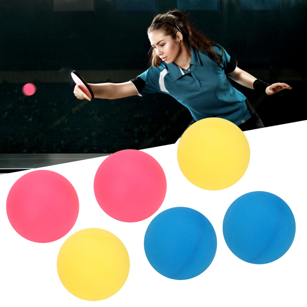 6Pcs Table Tennis Balls 40mm ABS Plastic Non-Toxic Training Sport