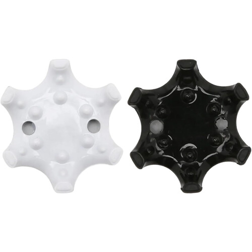 Shoe Spikes 14 Pack Soft Spikes Replacement Cleats For Training Aids White Gray 2