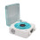 Altavoz Bluetooth de tocadiscos vintage 1500mAh blanco 9